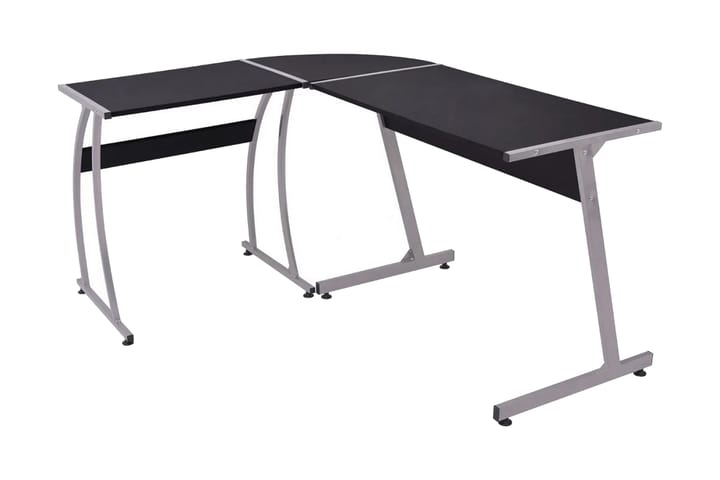 Kulmapöytä L-muoto musta - Musta - Huonekalut - Pöydät & ruokailuryhmät - Työpöytä - Kirjoituspöytä