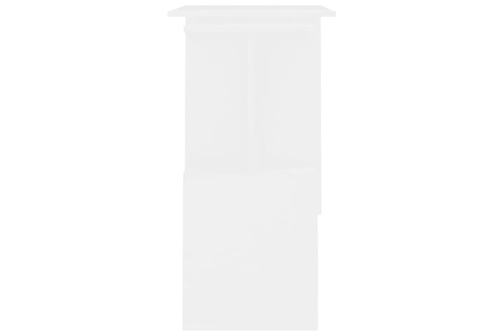 Kulmapöytä valkoinen 200x50x76 cm lastulevy - Valkoinen - Huonekalut - Pöytä & ruokailuryhmä - Työpöytä - Kirjoituspöytä