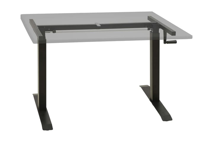 Manuaalisesti korkeussäädettävä työpöydän runko käsikahva - Musta - Huonekalut - Pöytä & ruokailuryhmä - Työpöytä - Pelipöytä