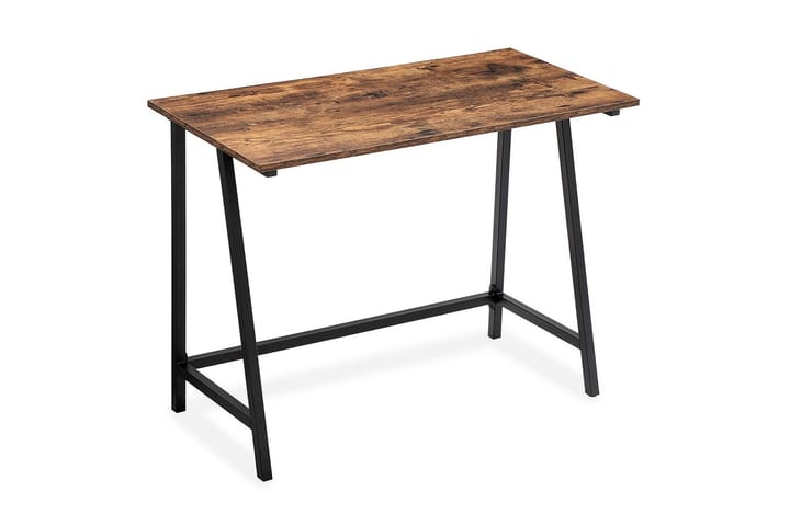 Tietokonepöytä 100 cm Ruskea - Vasagle - Huonekalut - Pöytä & ruokailuryhmä - Työpöytä - Kirjoituspöytä