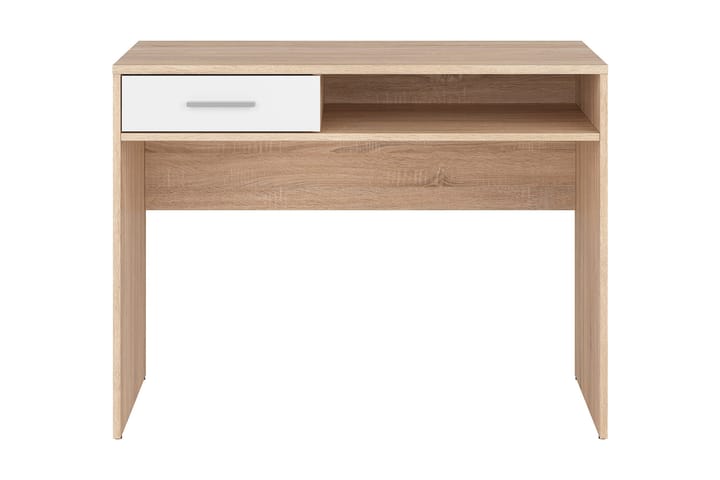 Tietokonepöytä Chiotto Plus 100 cm Säilytys Laatikko+Hylly - Ruskea - Huonekalut - Pöytä & ruokailuryhmä - Työpöytä - Kirjoituspöytä