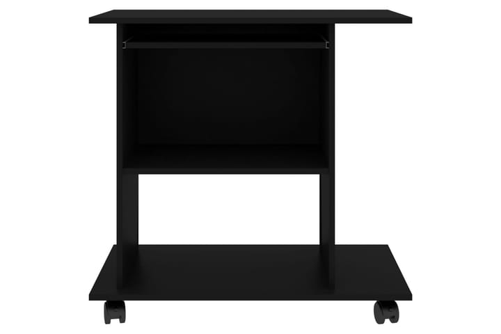 Tietokonepöytä musta 80x50x75 cm lastulevy - Musta - Huonekalut - Pöytä & ruokailuryhmä - Työpöytä - Kirjoituspöytä