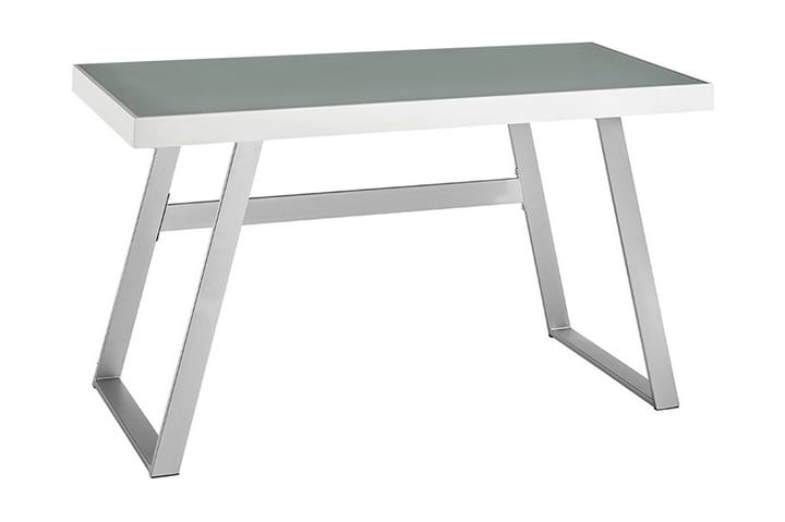Tietokonepöytä Nuevos 140 cm med LED+USB - Lasi/Monivärinen/Metalli - Huonekalut - Pöydät & ruokailuryhmät - Työpöytä - Kirjoituspöytä