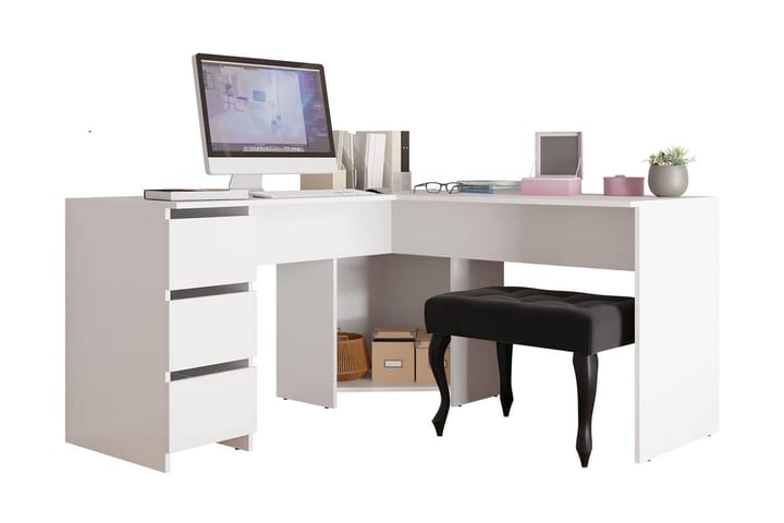 Työpöytä Areias 142 cm - Valkoinen - Kodintekstiilit & matot - Kylpyhuonetekstiilit - Kylpypyyhe