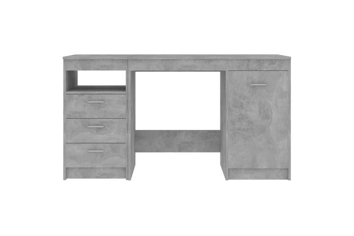 Työpöytä betoninharmaa 140x50x76 cm lastulevy - Huonekalut - Pöytä & ruokailuryhmä - Työpöytä - Kirjoituspöytä