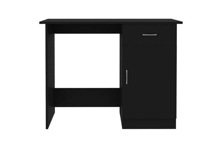 Työpöytä musta 100x50x76 cm lastulevy - Musta - Huonekalut - Pöytä & ruokailuryhmä - Työpöytä - Kirjoituspöytä