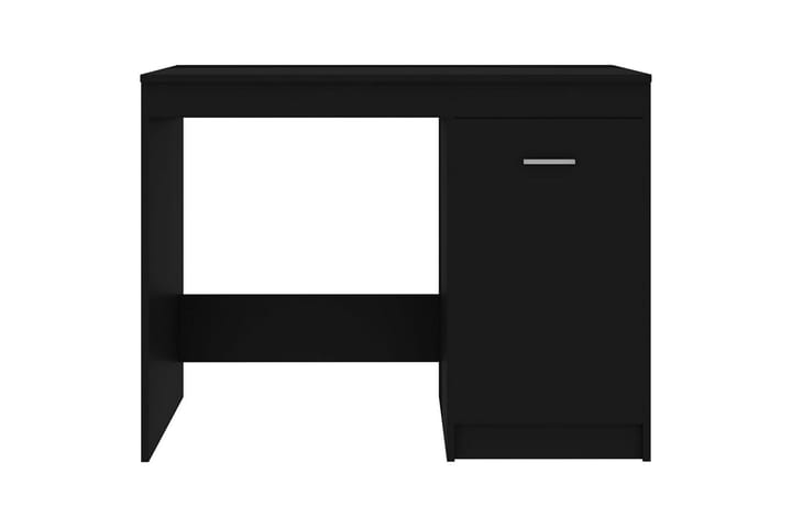 Työpöytä musta 100x50x76 cm lastulevy - Musta - Huonekalut - Pöydät & ruokailuryhmät - Työpöytä - Kirjoituspöytä - Kulmakirjoituspöytä