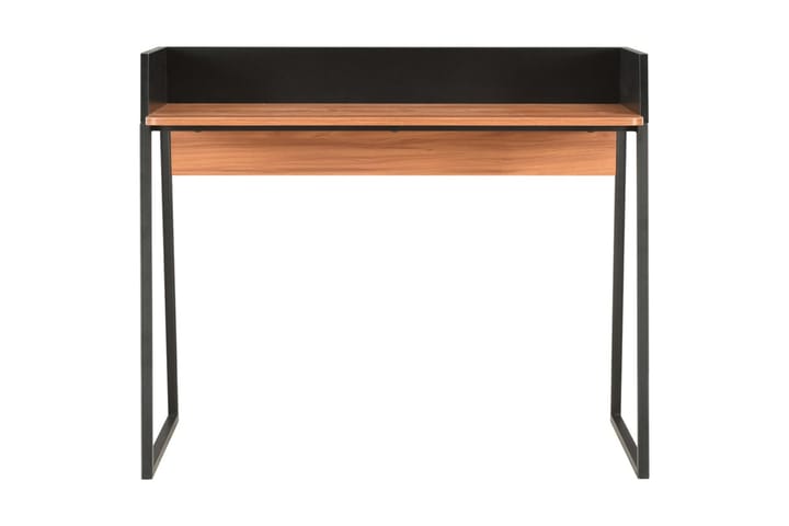 Työpöytä musta ja ruskea 90x60x88 cm - Musta - Huonekalut - Pöydät & ruokailuryhmät - Työpöytä - Kirjoituspöytä