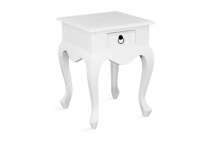 Yöpöytä Beatrice 45 cm - Valkoinen - Puutarhakalusteet - Terassipöydät - Ruokapöytä terassille