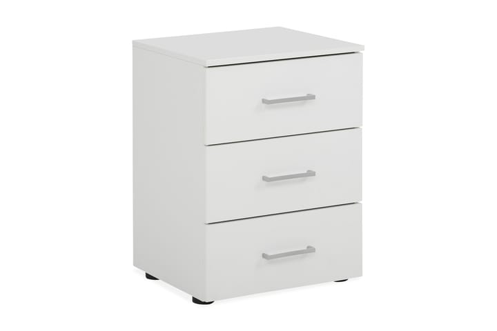 Yöpöytä Monreal 45,1x61,4 cm 3 laatikkoa - Valkoinen - Huonekalut - Säilytys - Säilytyskaapit