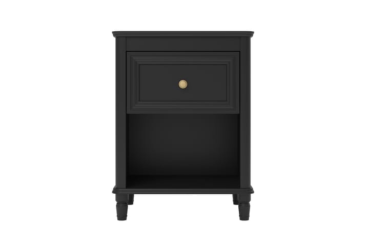 Yöpöytä Piper 50 cm Musta - Dorel Home - Huonekalut - Pöydät - Yöpöydät