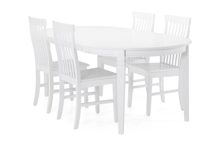 Ruokapöytä Lowisa + 4 Milica tuolia