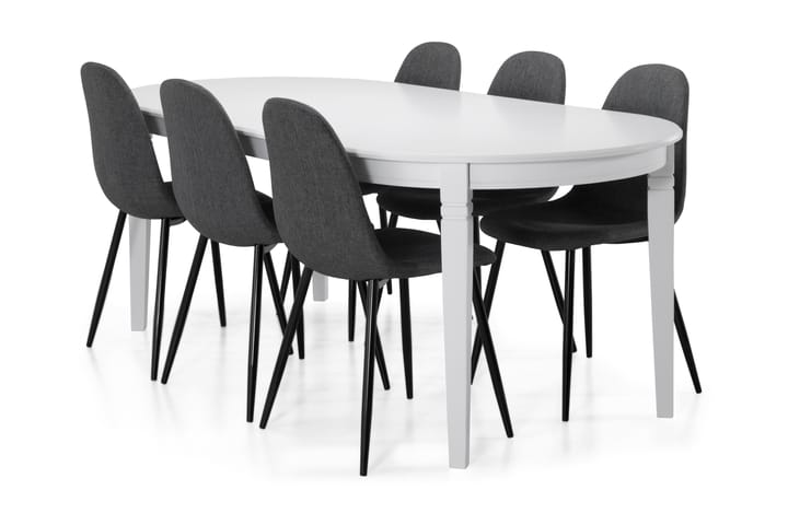Ruokapöytä Lowisa + 6 Naira tuolia