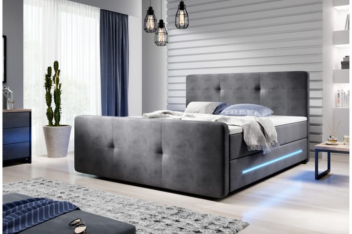 Sänkypaketti Isora 160x200cm - Huonekalut - Sänky - Sänkykehikot & sängynrungot
