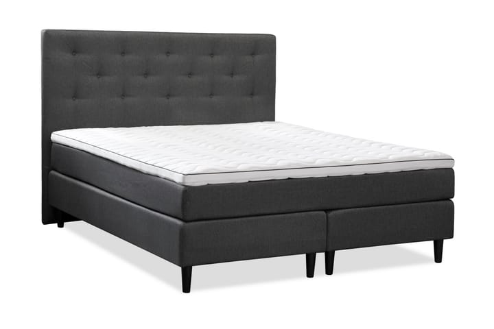 Sänkypaketti Laze Deluxe 140x200 Tummanharmaa - Huonekalut - Sängyt - Sängyn lisävarusteet & sängynpäädyt - Sängynpääty