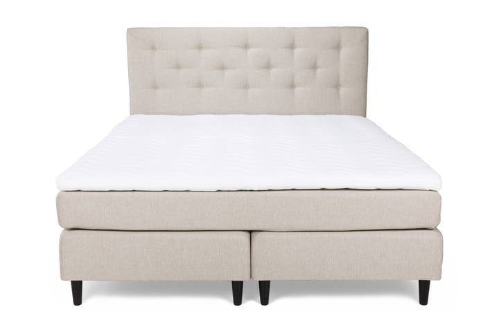 Sänkypaketti Laze Deluxe 160x200 Beige - Huonekalut - Sängyt - Sängyn lisävarusteet & sängynpäädyt - Sängynpääty