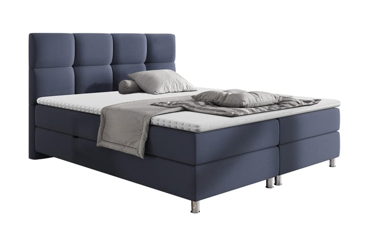 Sänkypaketti Riells 140x200 cm - Sininen - Huonekalut - Sänky - Sängyt säilytystilalla
