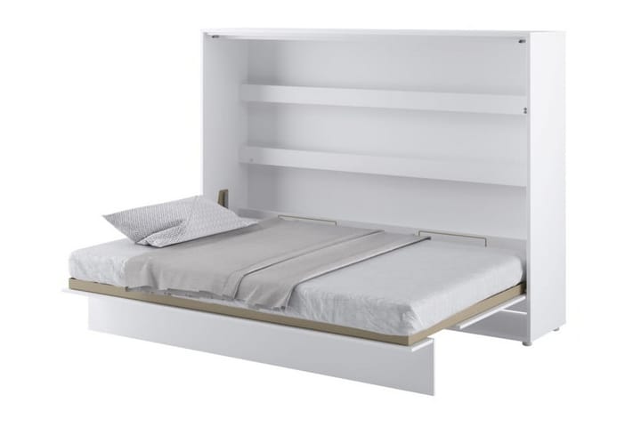 Sänkykaappi 140x200 cm Vaaka Valkoinen - Bed Consept - Huonekalut - Sängyt - Kaappisängyt