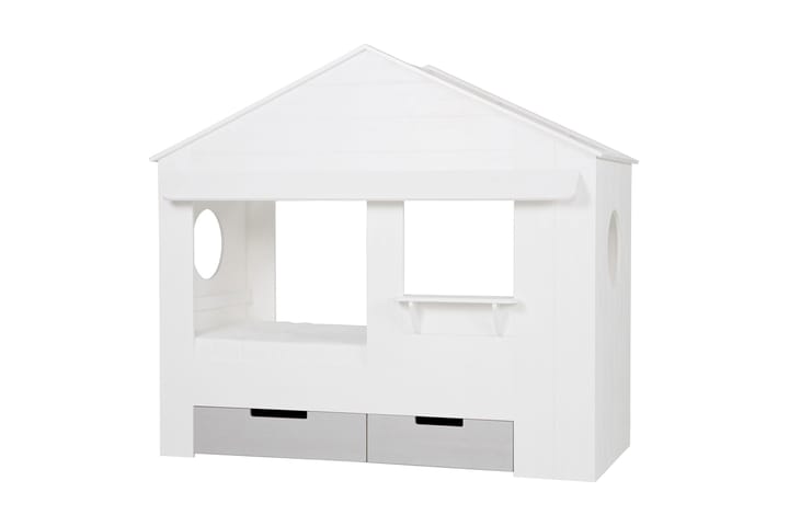 Sänkylaatikko Husahult 2-pak 23|66 cm - Valkoinen mänty - Huonekalut - Sängyt - Makuuhuoneen säilytys