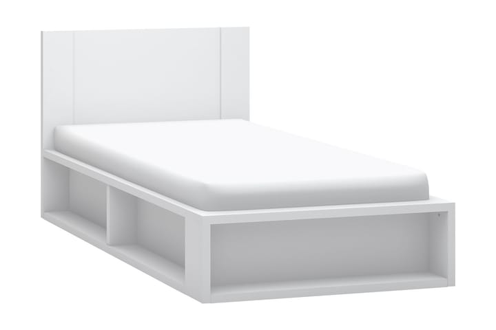 Sänky 4You 120x200 cm Valkoinen - VOX - Huonekalut - Sängyt - Runkopatjasängyt