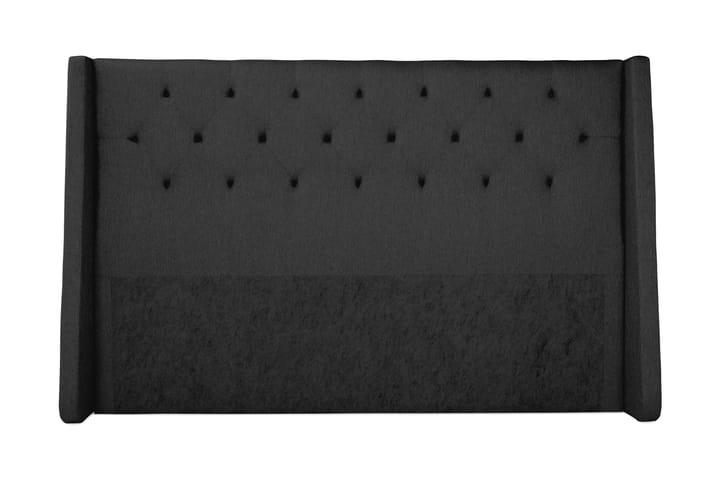 Sängynpääty Langham 210 cm - Musta - Kodintekstiilit - Vuodevaatteet