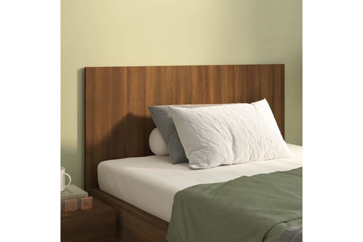 Sängynpääty ruskea tammi 120x1,5x80 cm tekninen puu - Ruskea - Huonekalut - Sänky - Sängyn lisävarusteet & sängynpäädyt - Sängynpääty
