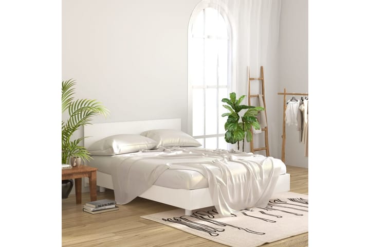 Sängynpääty valkoinen 160x1,5x80 cm tekninen puu - Valkoinen - Huonekalut - Sänky - Sängyn lisävarusteet & sängynpäädyt - Sängynpääty
