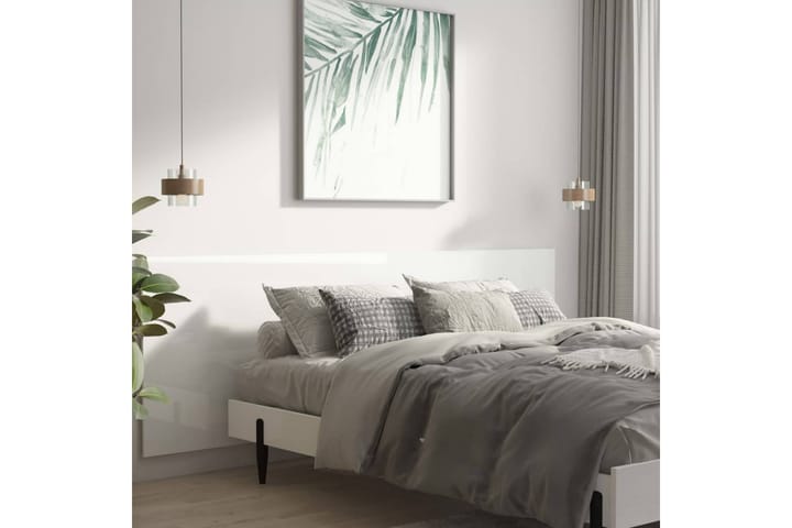 Seinäkiinnitettävä Sängynpääty valk. 200x1,5x80 cm tekninen - Valkoinen - Huonekalut - Sänky - Sängyn lisävarusteet & sängynpäädyt - Sängynpääty