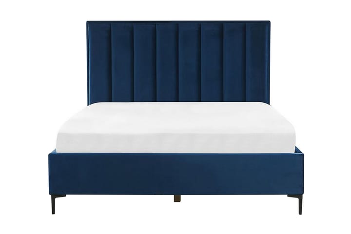 Parisänky säilytyksellä 160x200 cm SEZANNE - Sininen - Huonekalut - Sänky - Sängyt säilytystilalla