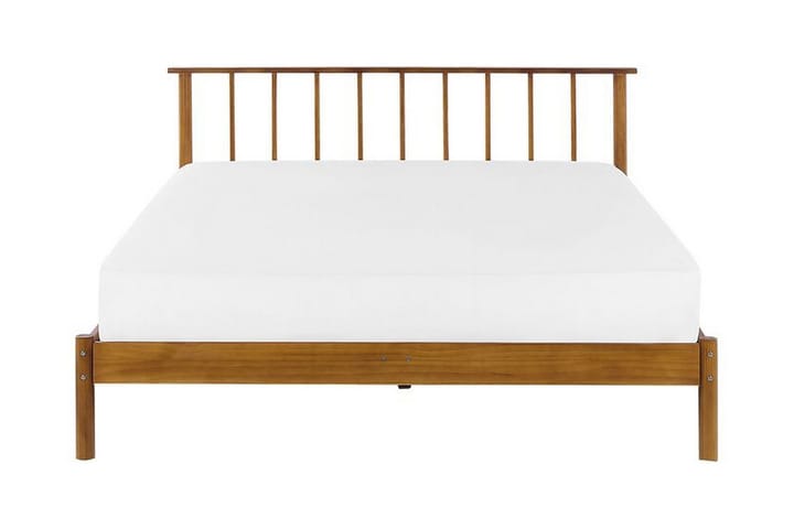 Parivuode 160 x 200 cm Ruskea BARRET - Luonnonväri - Huonekalut - Sänky - Sänkykehikot & sängynrungot