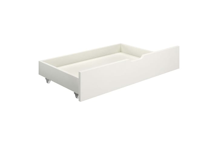 Sängynrunko 4 vetolaatikolla valkoinen 140x200 cm - Valkoinen - Huonekalut - Sängyt - Sänkykehikot & sängynrungot