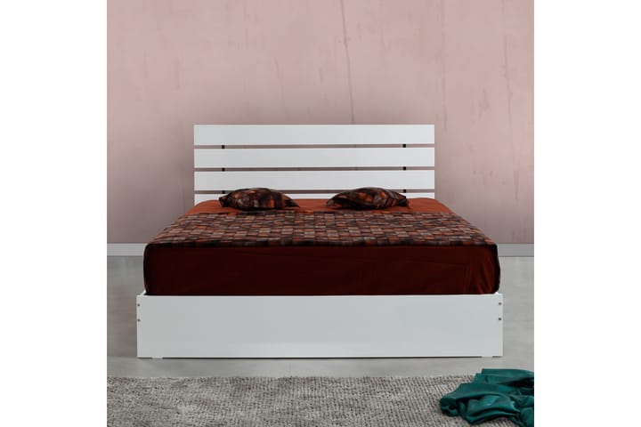 Sängynrunko Fugaza 155x205 cm - Valkoinen - Huonekalut - Sänky - Sänkykehikot & sängynrungot