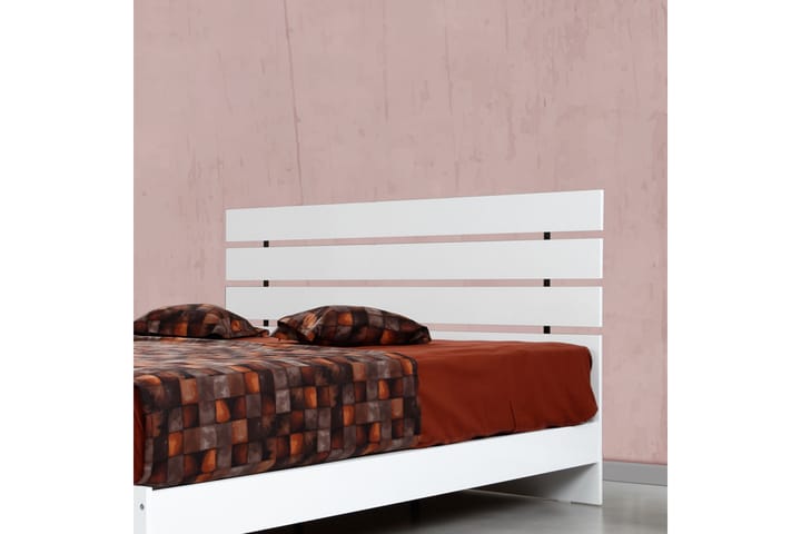 Sängynrunko Fugaza 165x205 cm - Valkoinen - Huonekalut - Sängyt - Sänkykehikot & sängynrungot