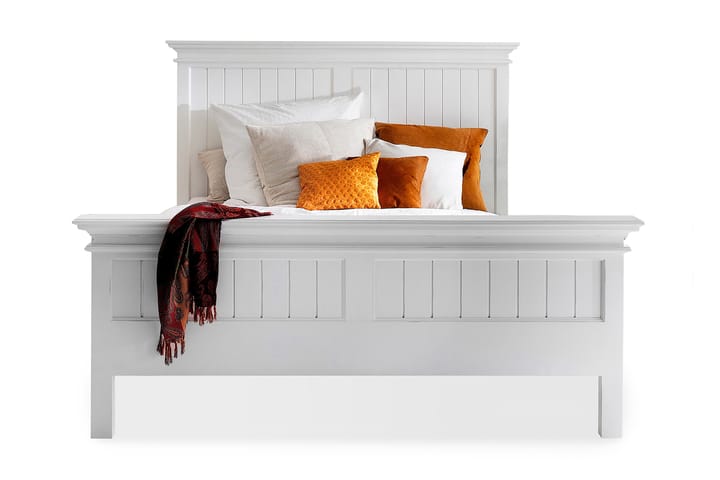 Sängynrunko Halifax 160x215 Queen Size - Valkoinen - Huonekalut - Sängyt - Sänkykehikot & sängynrungot