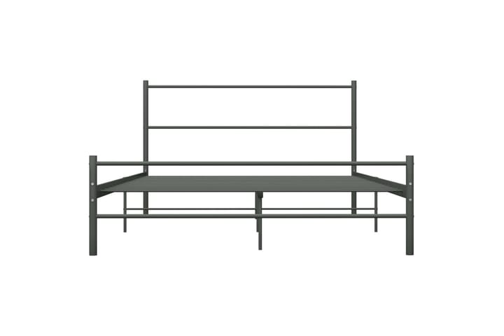 Sängynrunko harmaa metalli 120x200 cm - Harmaa - Huonekalut - Sängyt - Sänkykehikot & sängynrungot