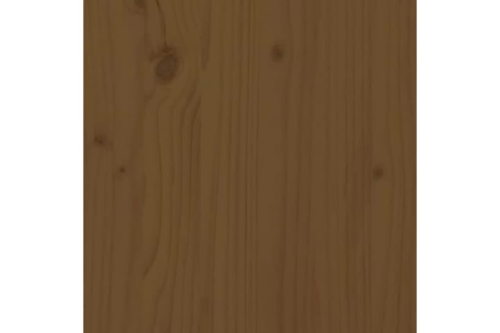 Sängynrunko hunajanruskea täysi puu 100x200 cm - Ruskea - Huonekalut - Sänky - Sänkykehikot & sängynrungot