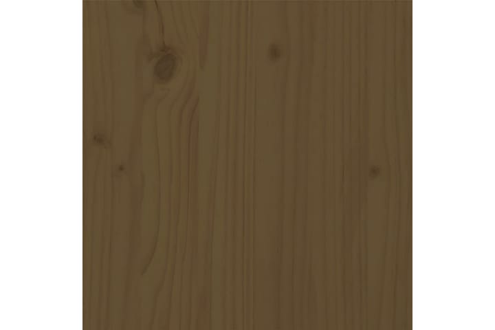 Sängynrunko hunajanruskea täysi puu 120x190 cm 4FT Small Dou - Ruskea - Huonekalut - Sänky - Sänkykehikot & sängynrungot