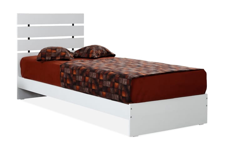 Sängynrunko Montek 120x200 cm - Valkoinen - Huonekalut - Sänky - Sänkykehikot & sängynrungot