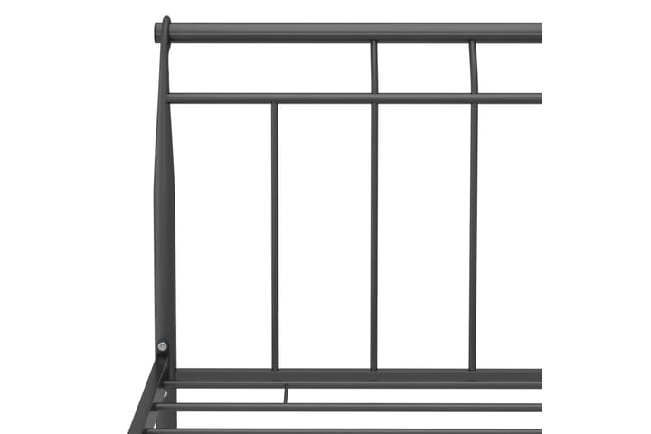 Sängynrunko musta metalli 140x200 cm - Musta - Huonekalut - Sänky - Sänkykehikot & sängynrungot