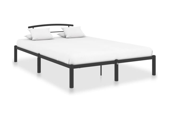 Sängynrunko musta metalli 140x200 cm - Musta - Huonekalut - Sänky - Sänkykehikot & sängynrungot