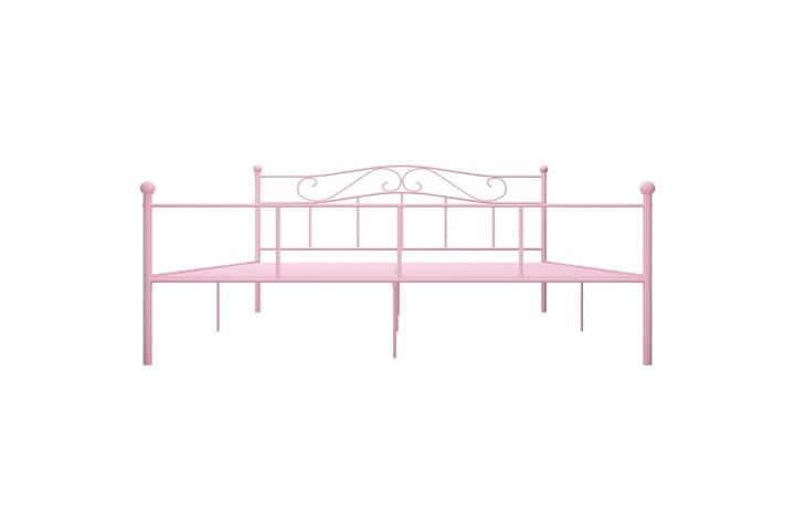 Sängynrunko pinkki metalli 180x200 cm - Huonekalut - Sänky - Sänkykehikot & sängynrungot