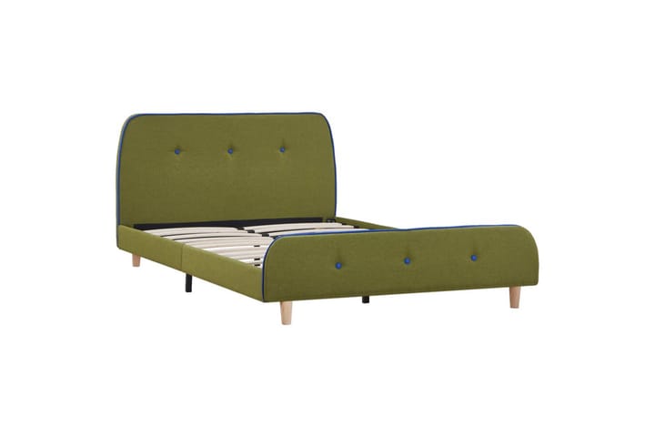 Sängynrunko vihreä kangas 120x190 cm - Vihreä - Huonekalut - Sängyt - Sänkykehikot & sängynrungot