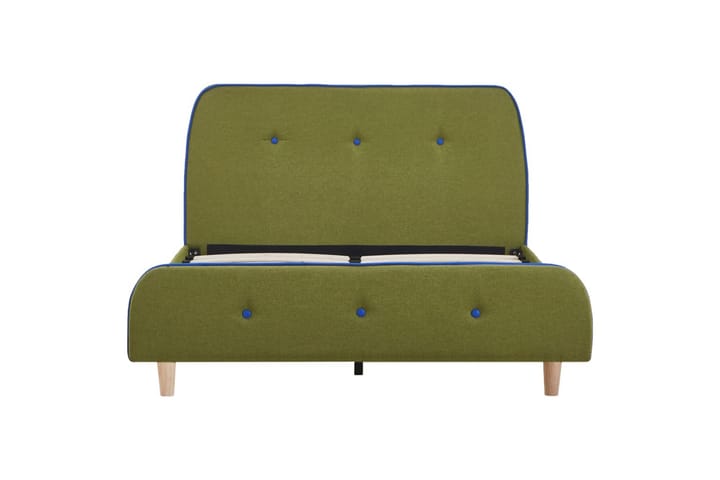 Sängynrunko vihreä kangas 120x190 cm - Vihreä - Huonekalut - Sänky - Sänkykehikot & sängynrungot