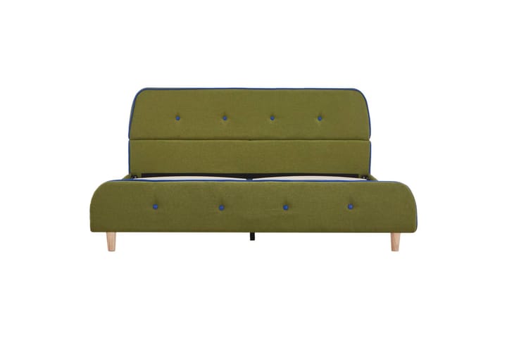 Sängynrunko vihreä kangas 135x190 cm - Vihreä - Huonekalut - Sängyt - Sänkykehikot & sängynrungot