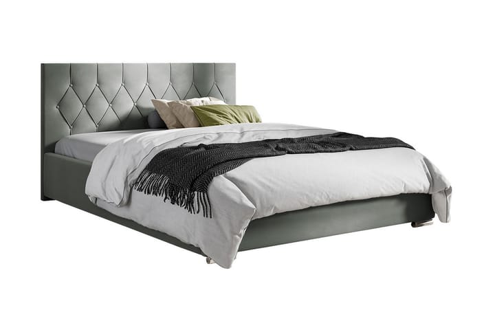 Sänky 127x222 cm - Harmaa - Huonekalut - Sänky - Sängyn lisävarusteet & sängynpäädyt - Sälepohjat