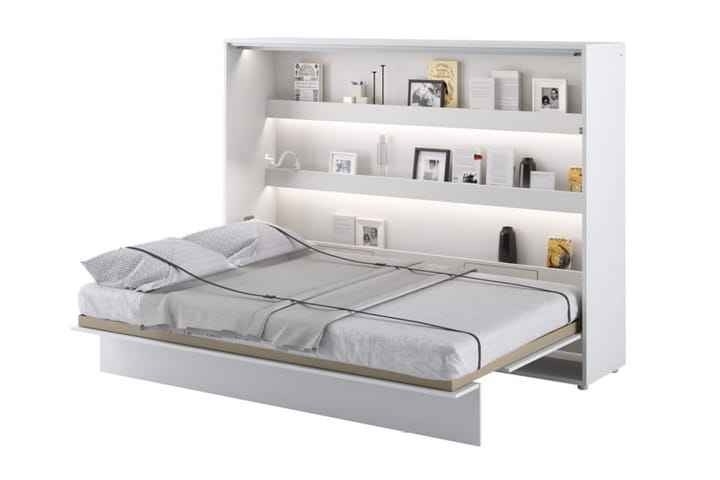 Sänkykaappi 140x200 cm Vaaka Valkoinen - Bed Consept - Huonekalut - Sängyt - Vierassänky & varavuode - Kaappisängyt