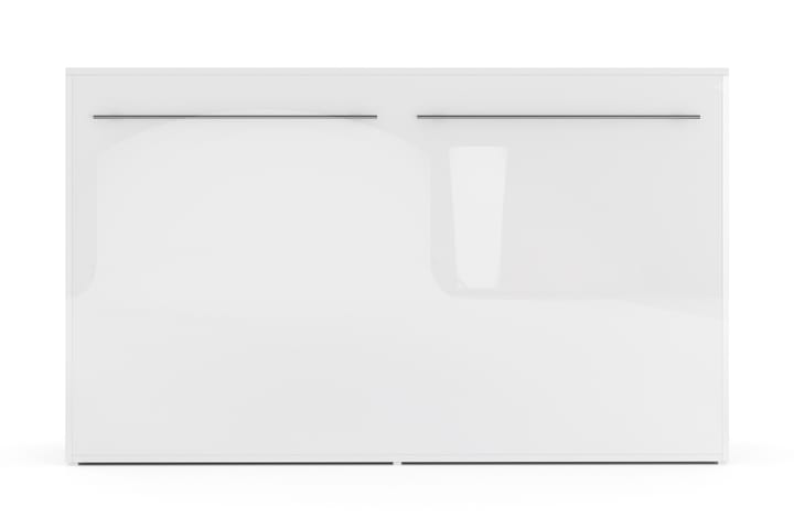 Sänkykaappi Compact Vaaka 120x200 - Valkoinen korkeakiilto - Huonekalut - Sängyt - Vierassänky & varavuode - Kaappisängyt