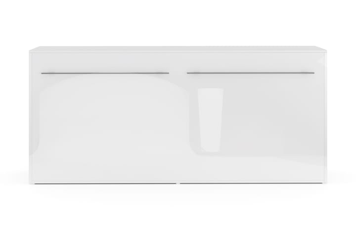Sänkykaappi Solid 90x200 Vaaka - Valkoinen Högglans - Huonekalut - Sängyt - Vierassänky & varavuode - Kaappisängyt
