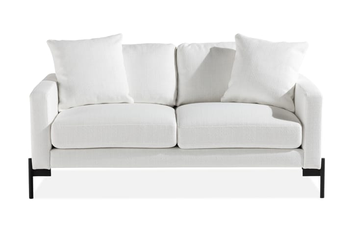 2:n ist Sohva Ljuvlig koristetyynyillä - Valkoinen - Huonekalut - Sohvat - 2:n istuttava sohva