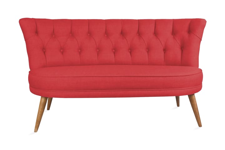 2:n ist Sohva Meecham - Punainen - Huonekalut - Sohvat - 2:n istuttava sohva